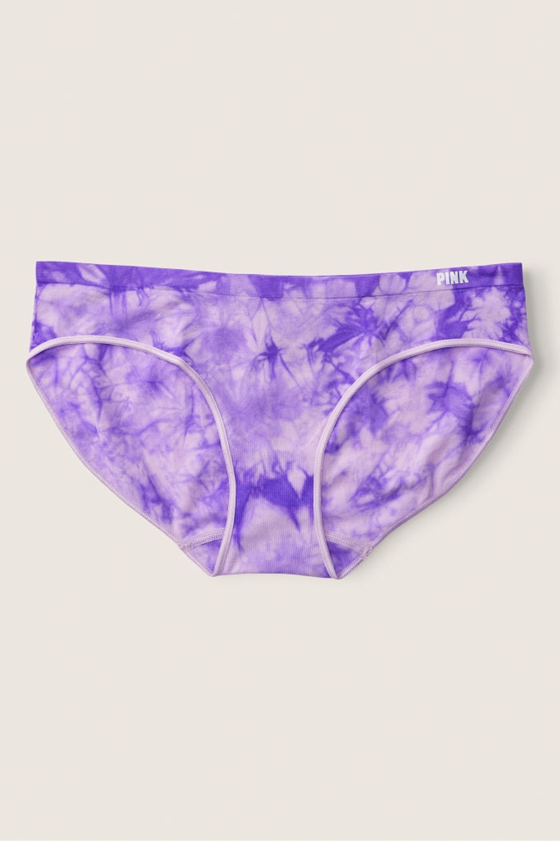 Victoria\'s Secret Seamless Bikini Panties Misty Lilac Tie Dye | 480652YOX