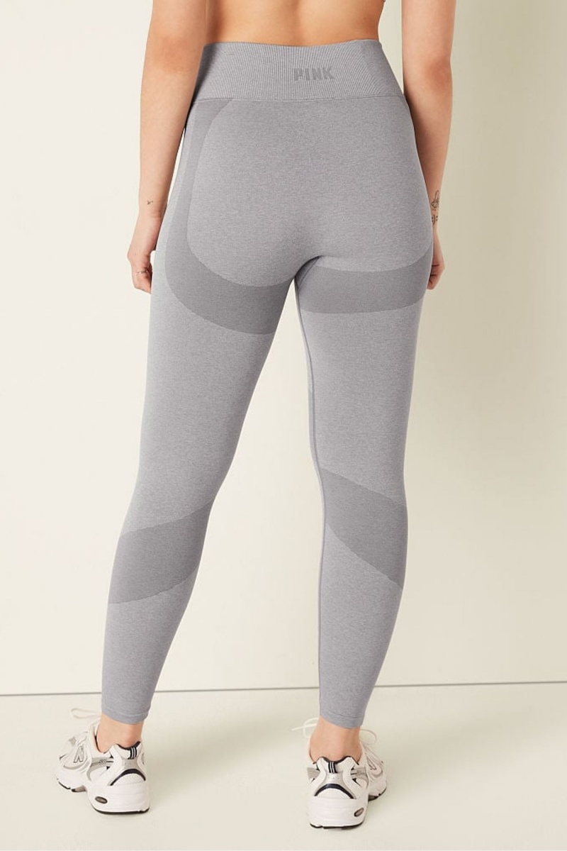 Victoria's Secret Seamless High Cintura Legging Gris | 612837PZN