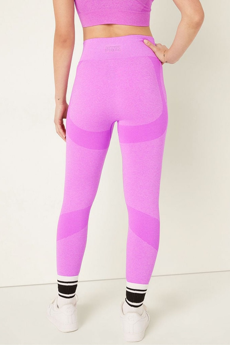 Victoria's Secret Seamless High Cintura Legging Naranjas | 703196WQP