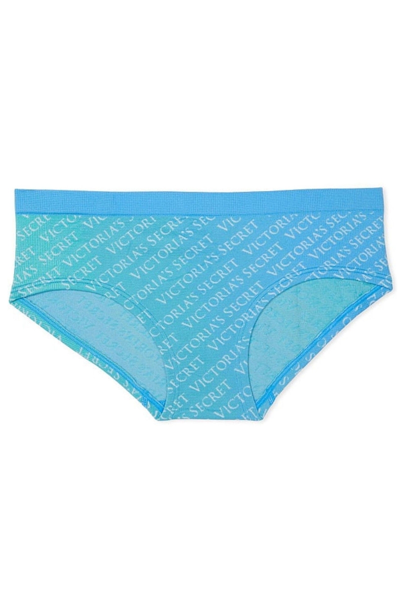 Victoria\'s Secret Seamless Hipster Panties Azules | 257468SEF