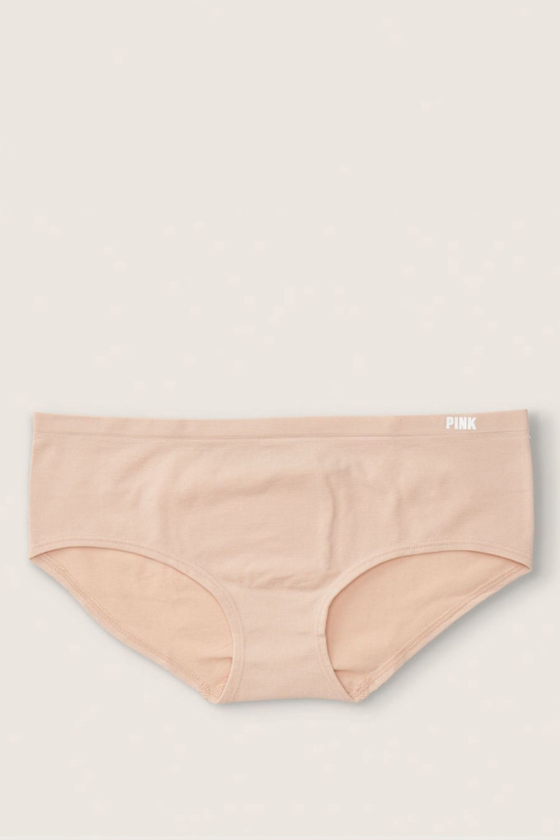 Victoria\'s Secret Seamless Hipster Panties Beige | 792348UPS