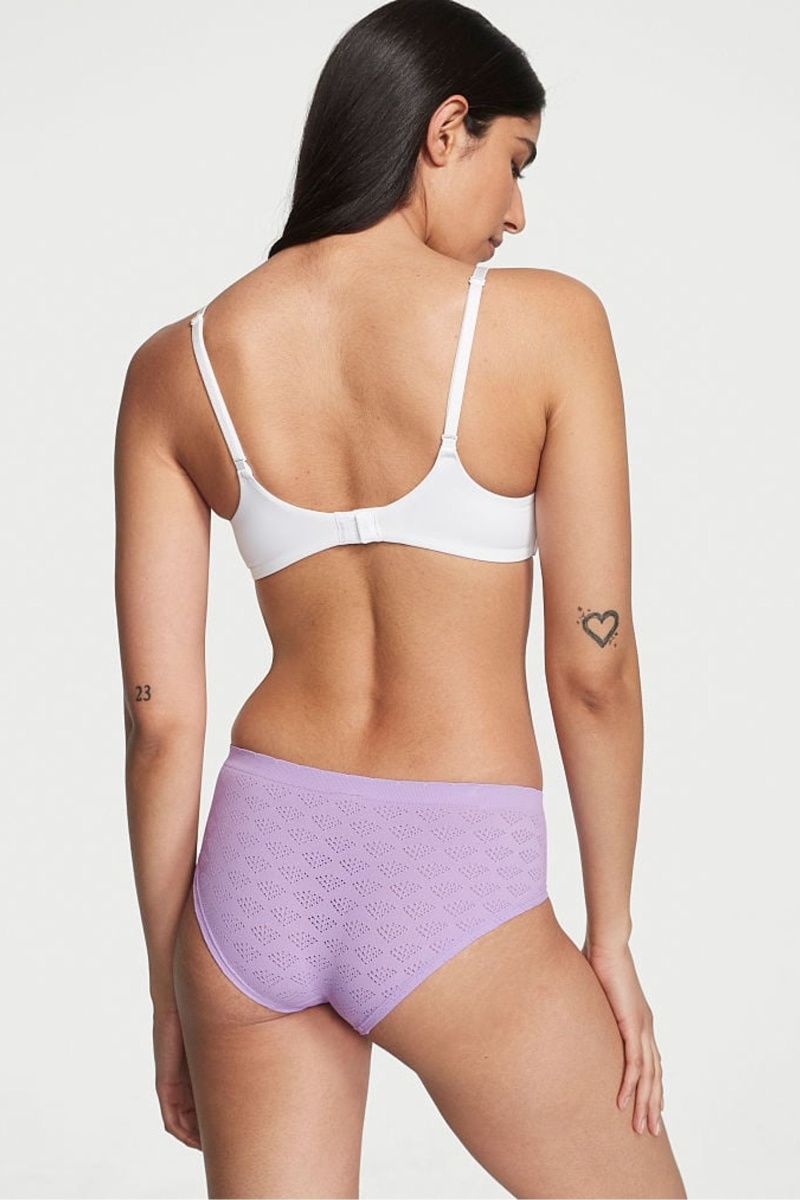 Victoria's Secret Seamless Hipster Panties Moradas | 851940PVT