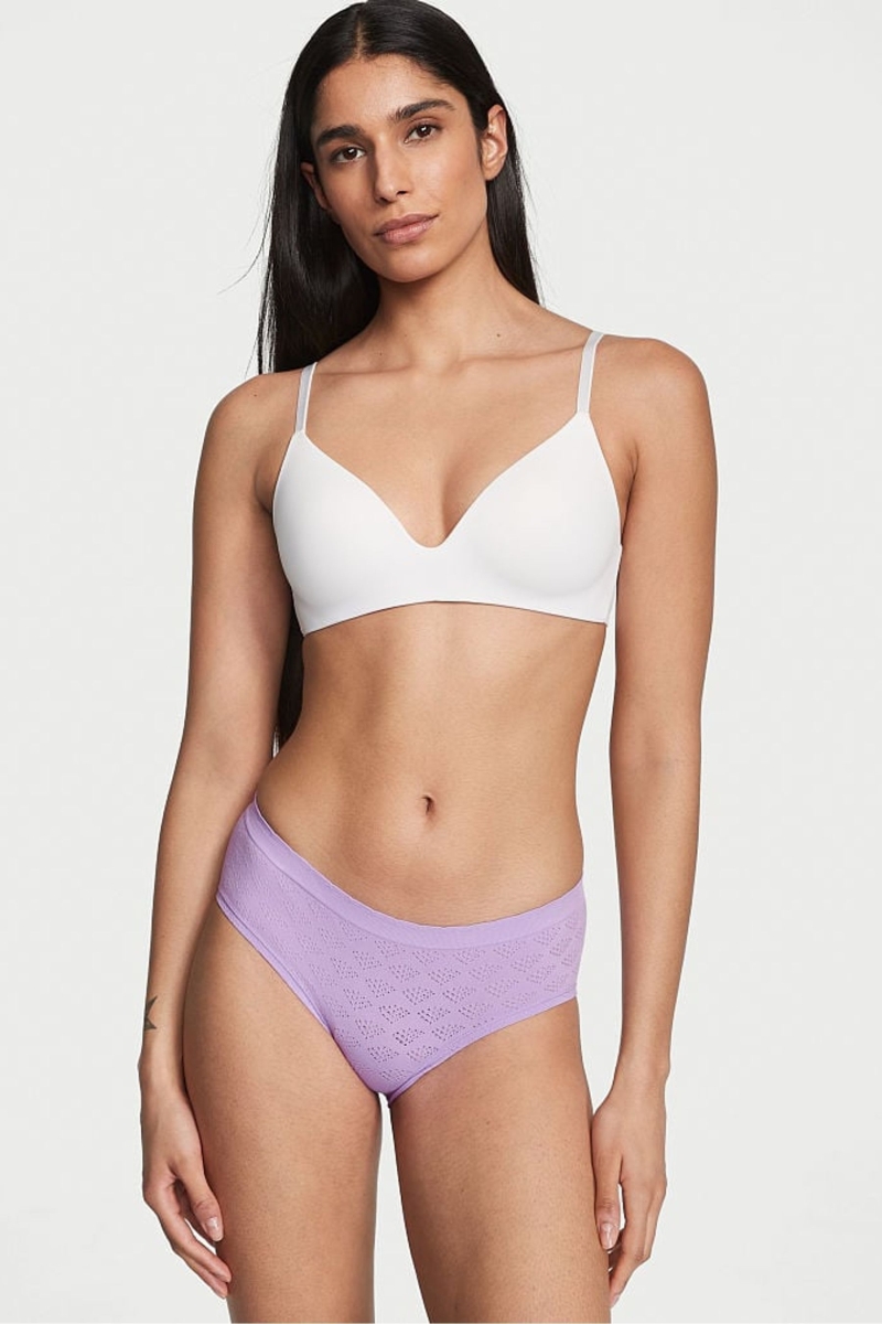 Victoria\'s Secret Seamless Hipster Panties Moradas | 851940PVT