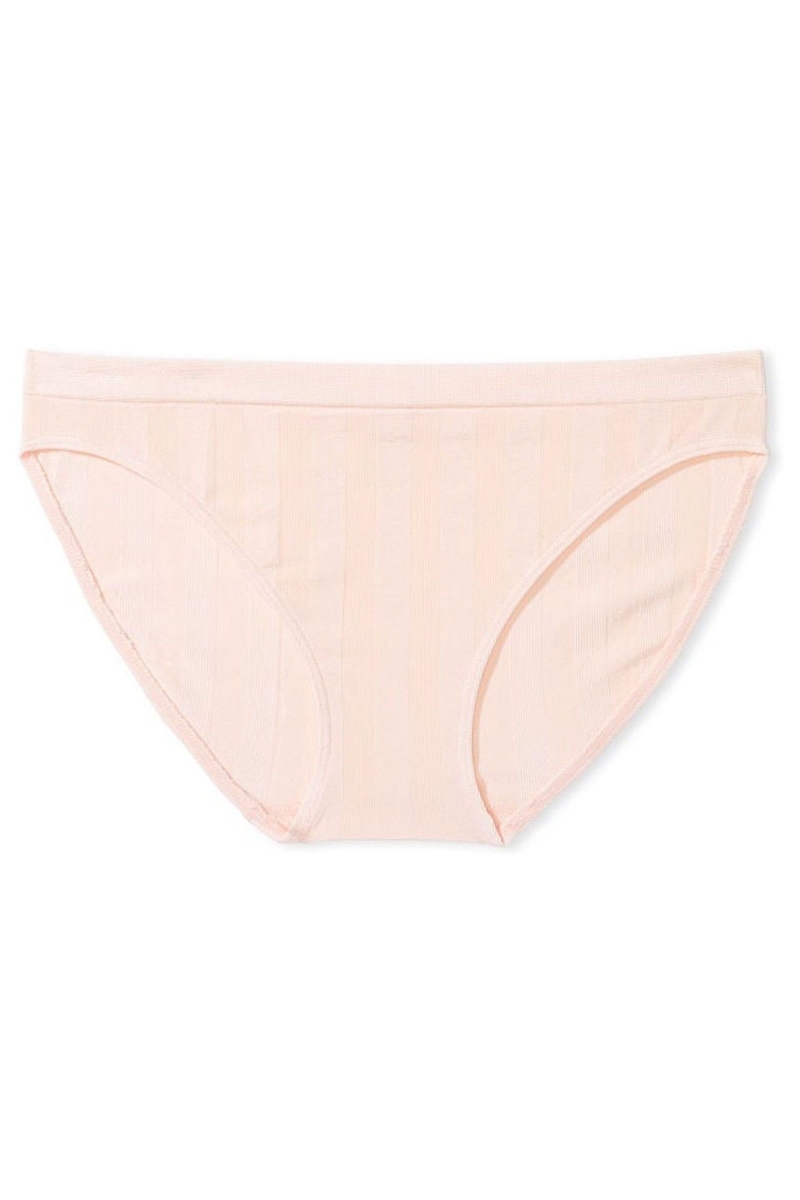 Victoria's Secret Seamless Rib Bikini Panties Moradas | 365214JAD