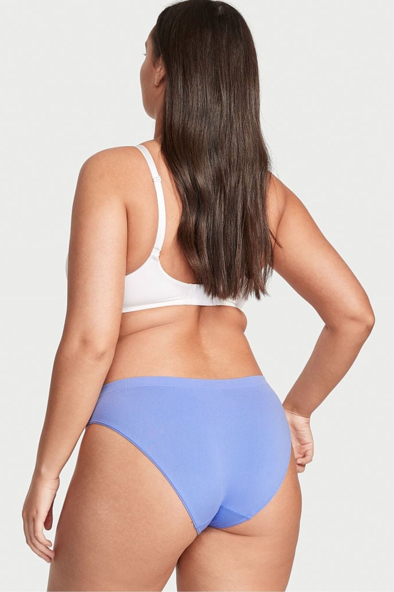 Victoria's Secret Seamless Seamless Bikini Panties Moradas | 067125SRV