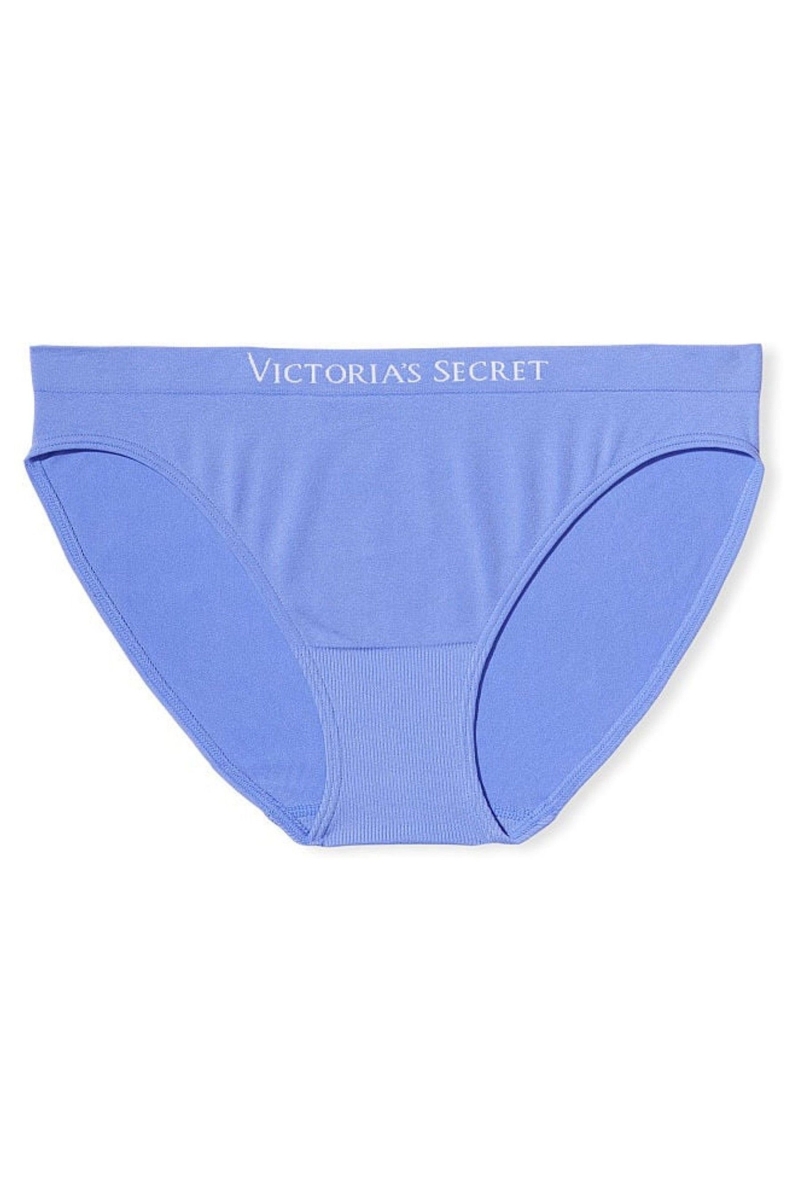 Victoria's Secret Seamless Seamless Bikini Panties Moradas | 067125SRV