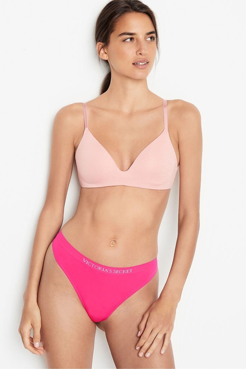 Victoria\'s Secret Seamless Tanga Panties Almost Nude | 742938ERA