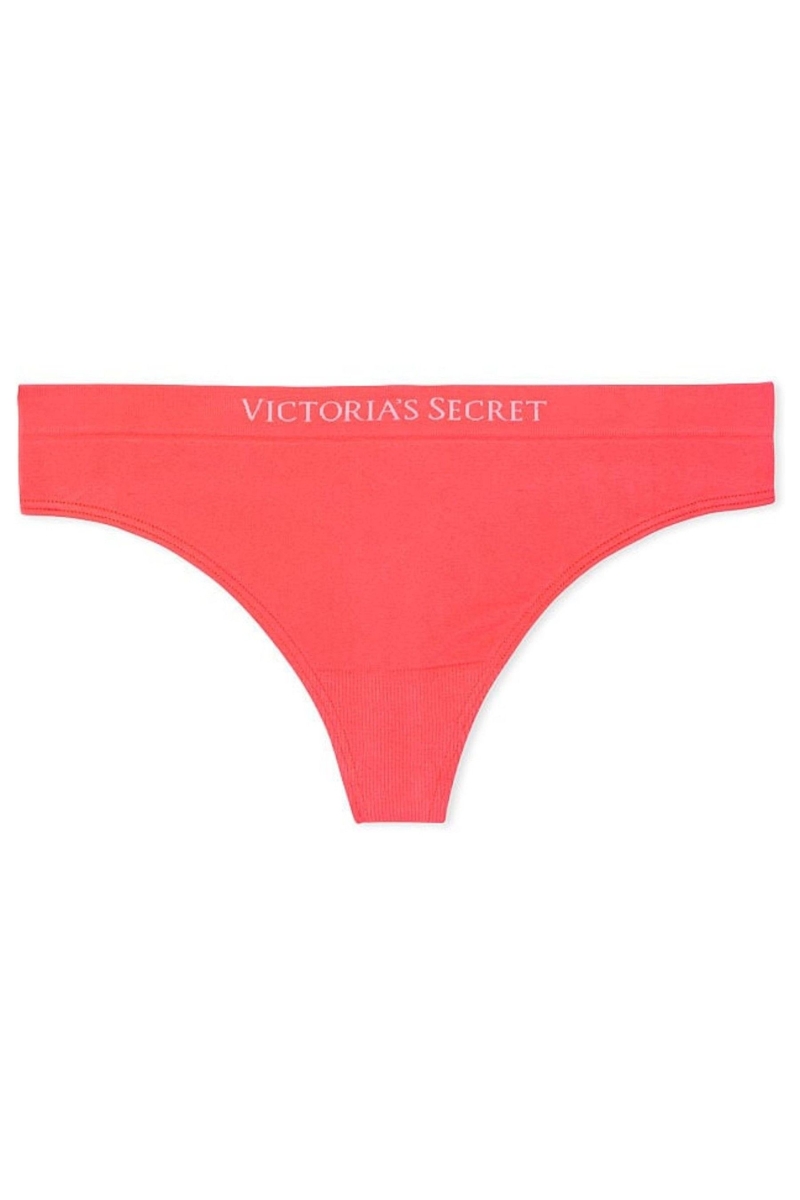 Victoria's Secret Seamless Tanga Panties Almost Nude | 763518KQR