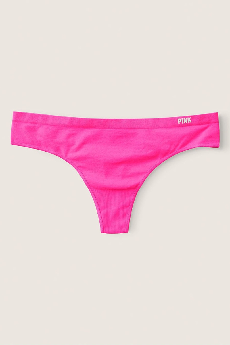 Victoria\'s Secret Seamless Tanga Panties Rosas | 860315IXJ