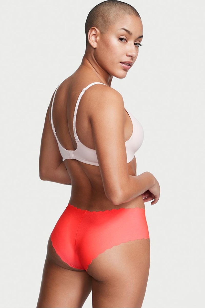 Victoria's Secret Sexy Illusions by NoShow Cheeky Panties Coral Naranjas | 368257CPW