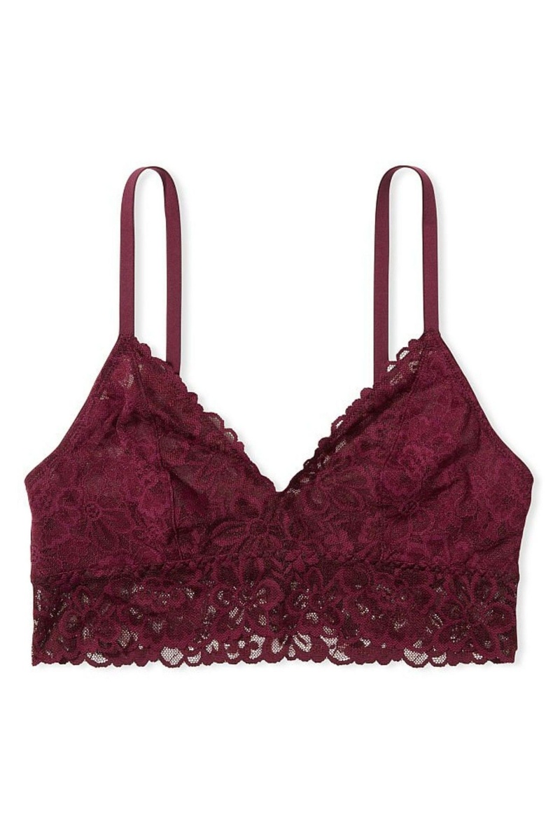 Victoria's Secret Sexy Tee Encaje Unlined Bralette Burdeos Moradas | 204958SNV