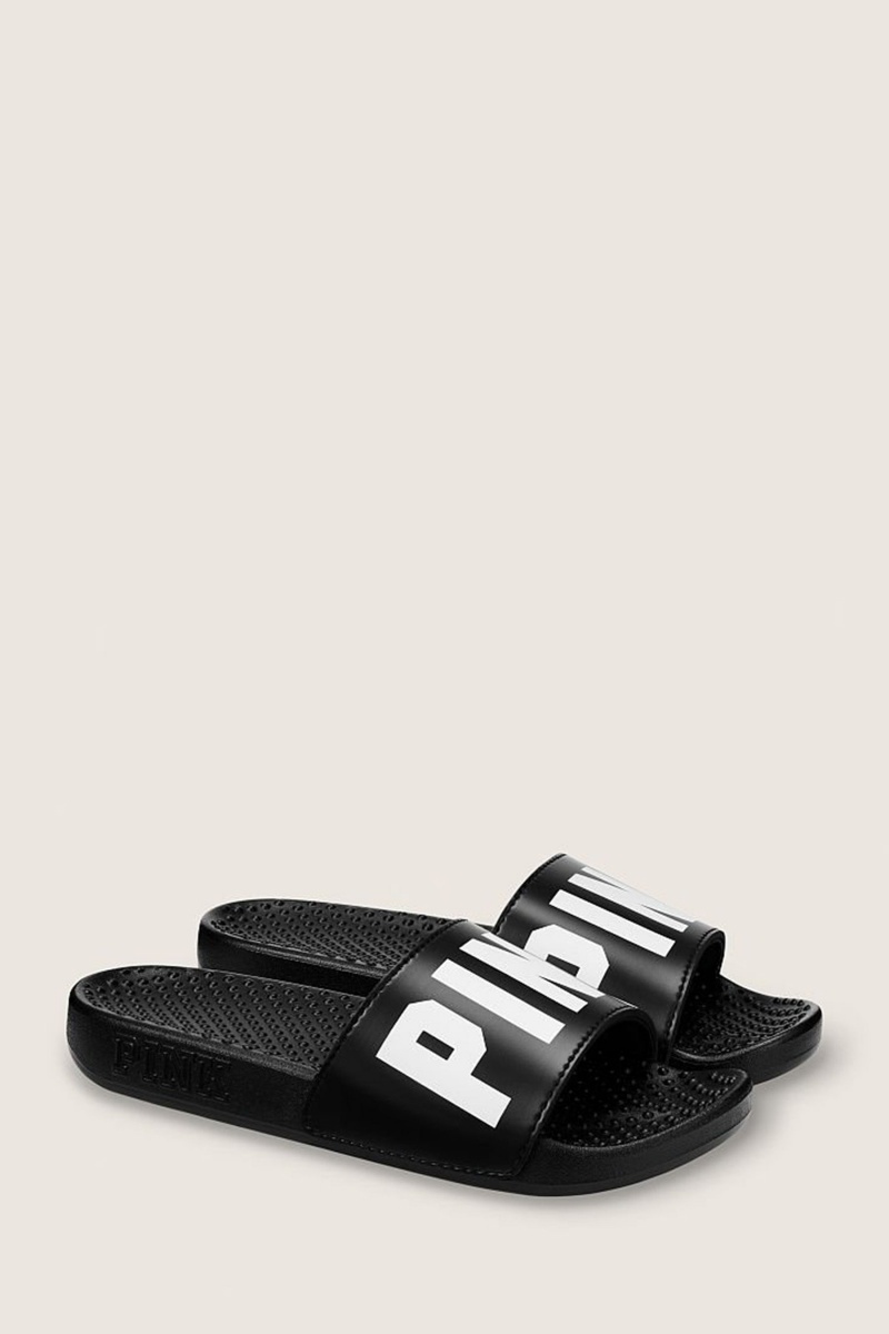 Victoria\'s Secret Sliders Negras | 301647VEF