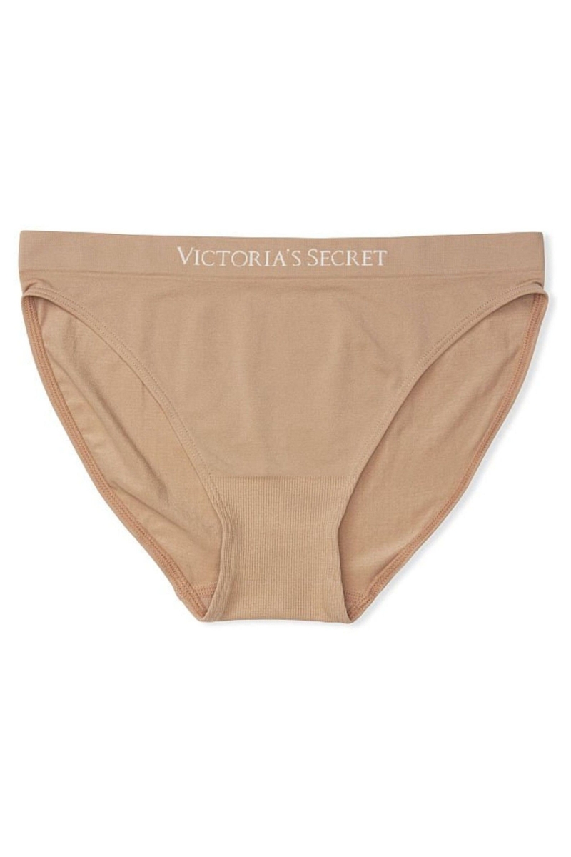 Victoria's Secret Smooth Bikini Panties Sweet Praline Nude | 189256BHZ