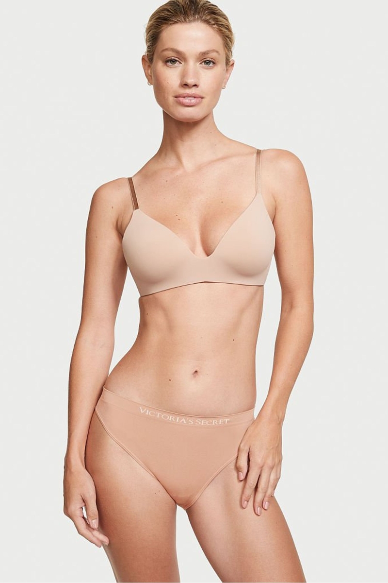 Victoria\'s Secret Smooth Bikini Panties Sweet Praline Nude | 189256BHZ