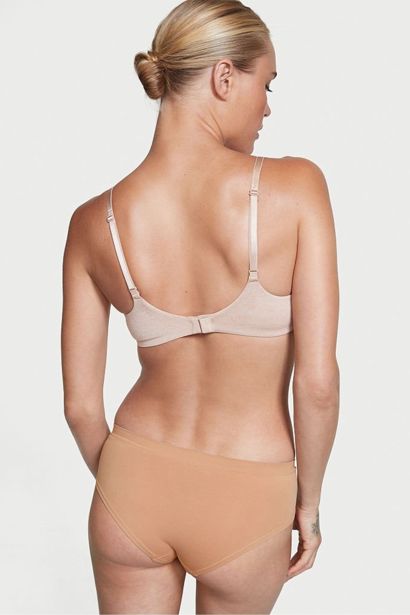 Victoria's Secret Smooth Seamless Hipster Panties Almost Nude | 175293MQI