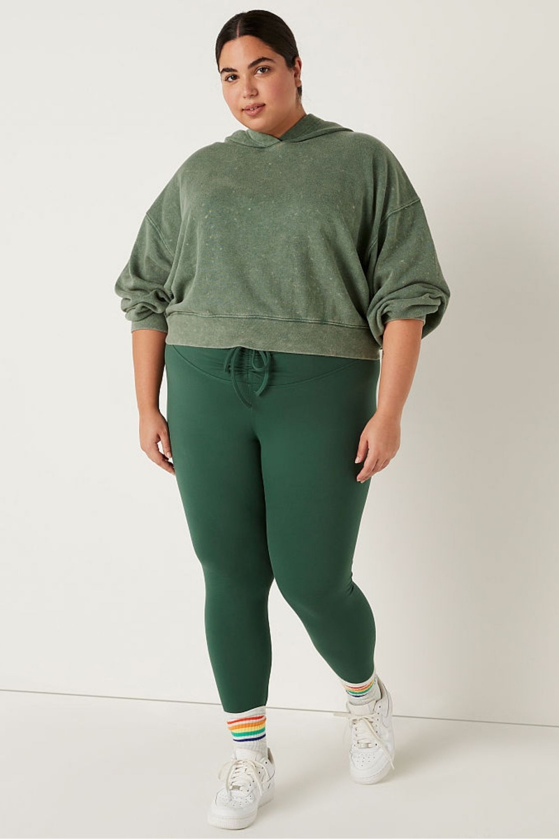 Victoria's Secret Soft Ultimate High Cintura Ruched V Legging Verde Menta Gris Leopardo | 207984NAF