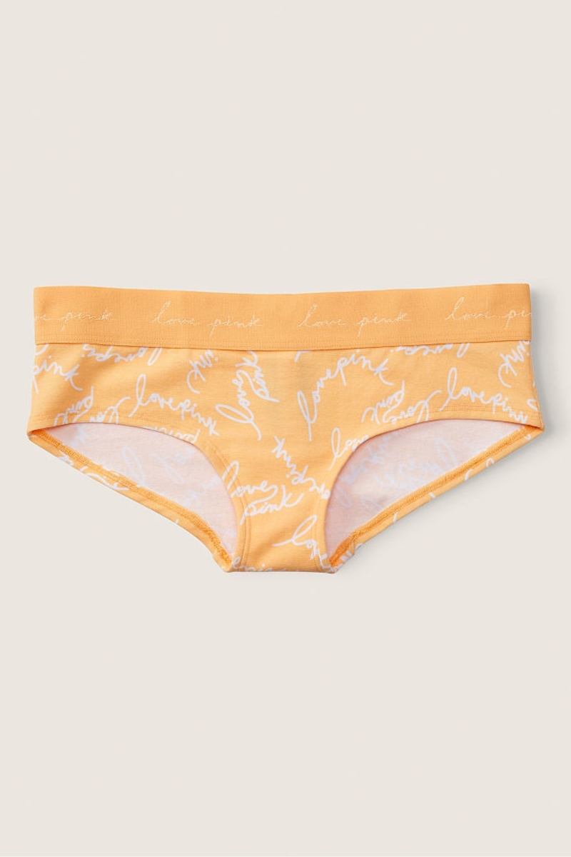 Victoria\'s Secret Stretch Algodon Algodon Logo Hipster Panties Naranjas | 719025BWX