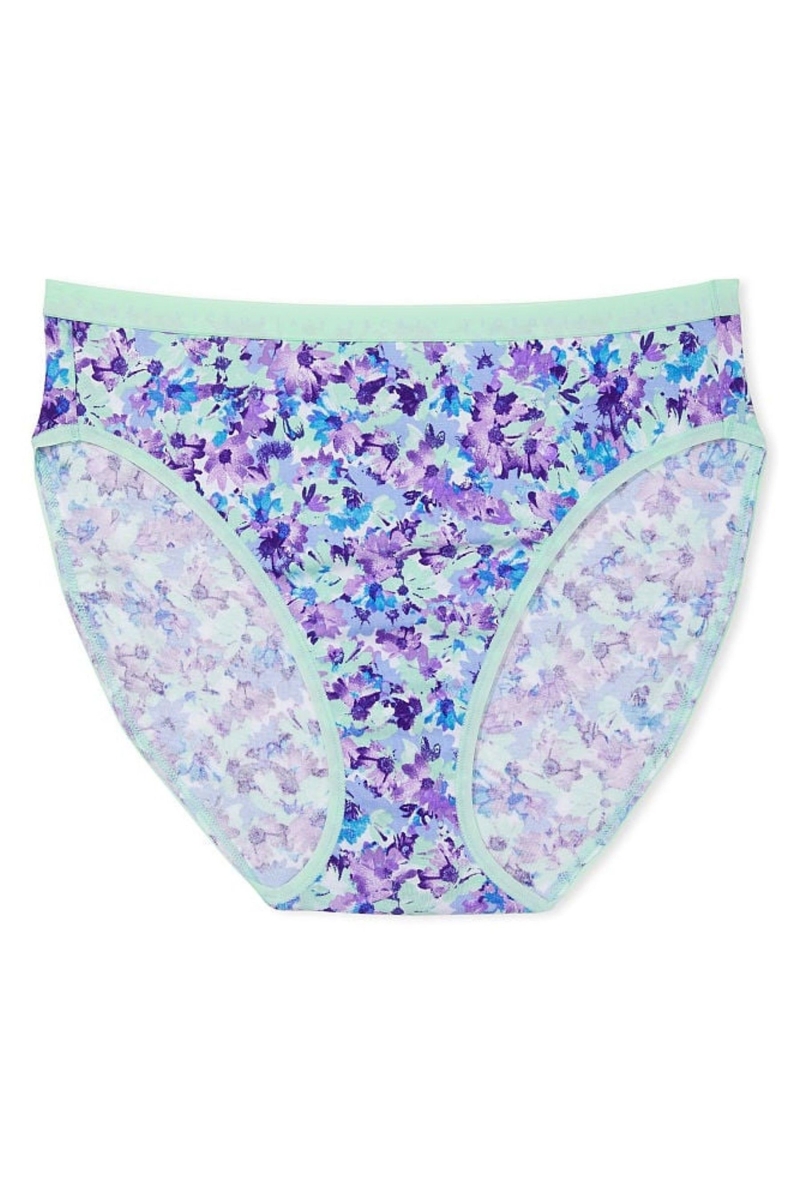 Victoria's Secret Stretch Algodon High Leg Brief Panties Leopardo Marrones | 793640AZB