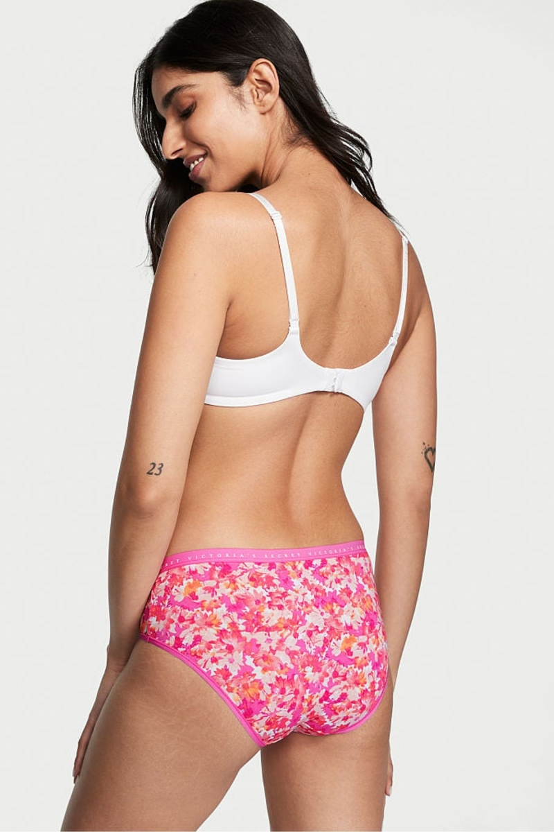 Victoria's Secret Stretch Algodon Stretch Algodon Hipster Panties Verde Menta | 046893PCY