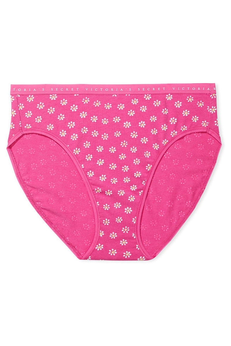 Victoria\'s Secret Stretch Algodon Stretch Algodon High Leg Brief Panties Rosas | 519730QCN