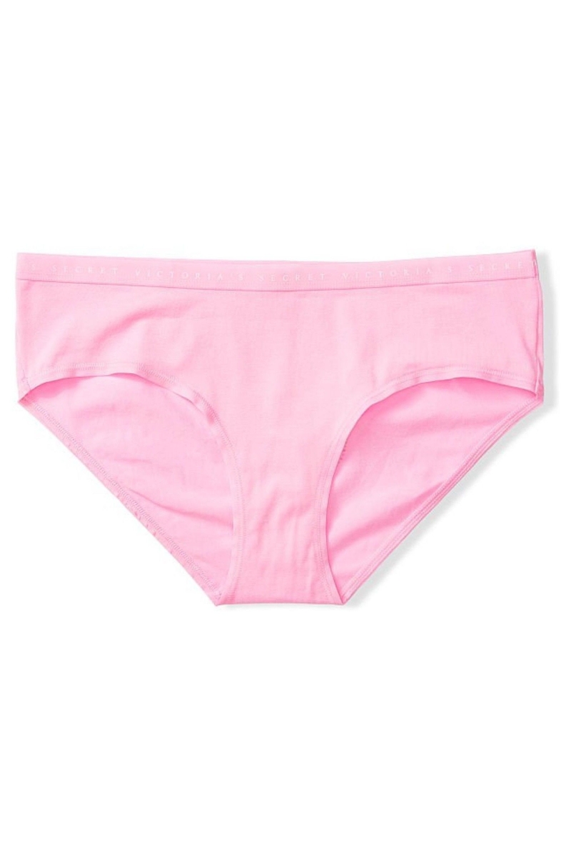 Victoria's Secret Stretch Algodon Stretch Algodon Hipster Panties Berry Blush Casual Stripe | 576102UKG