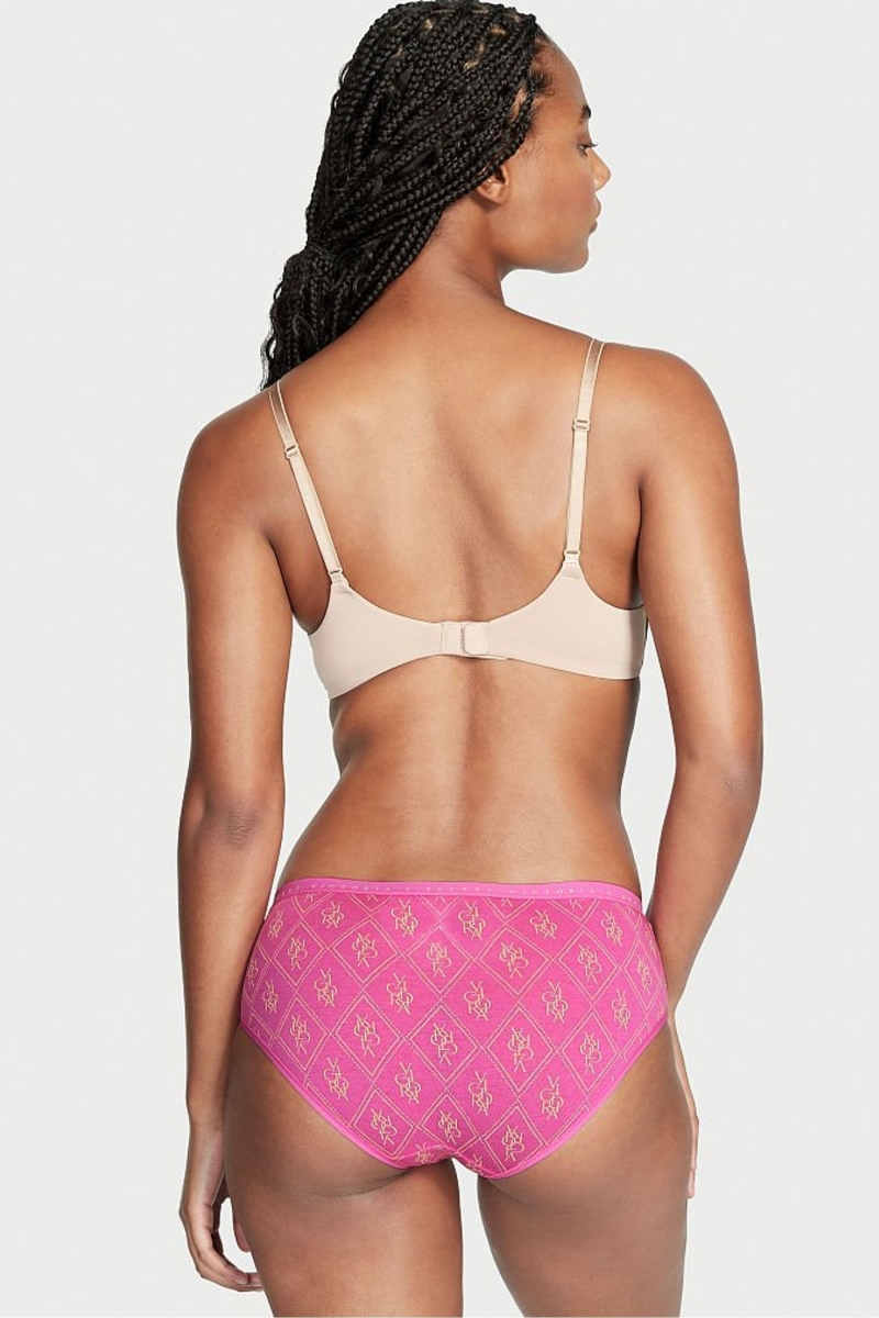 Victoria's Secret Stretch Algodon Stretch Algodon Hiphugger Panty Negras | 693572NGE