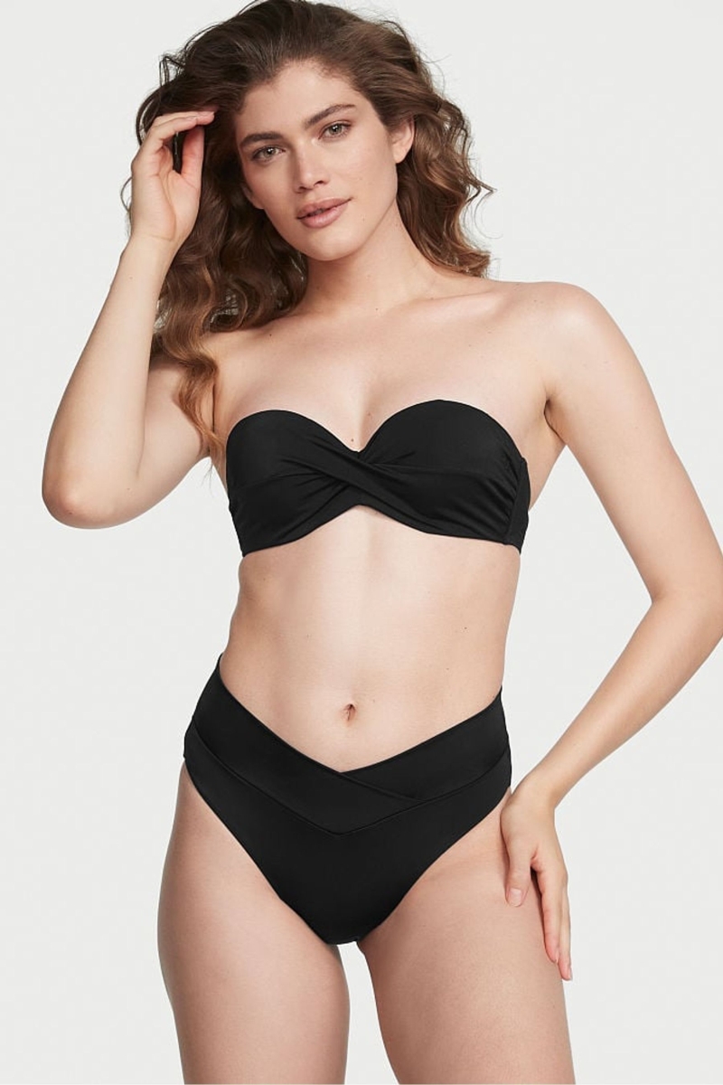 Victoria's Secret Swim Bikini Top Negras | 178923OLP