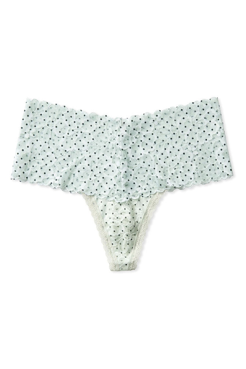 Victoria's Secret The Lacie Encaje Anchos Band Tanga Panty Rosas | 395814VUB