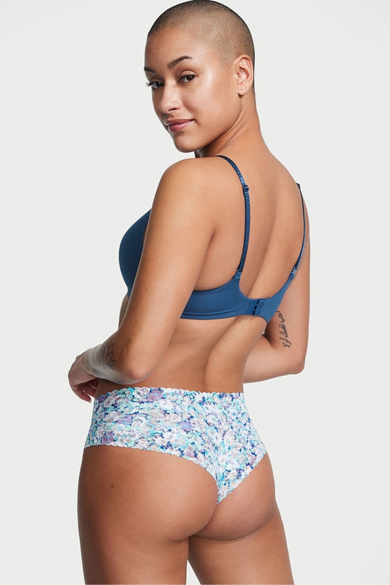 Victoria's Secret The Lacie Encaje Cheeky Panties Verde | 418632ZBF