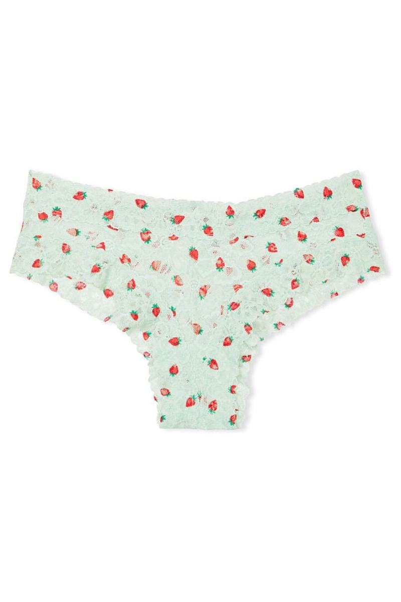 Victoria's Secret The Lacie Encaje Cheeky Panties Verde | 745396AZW