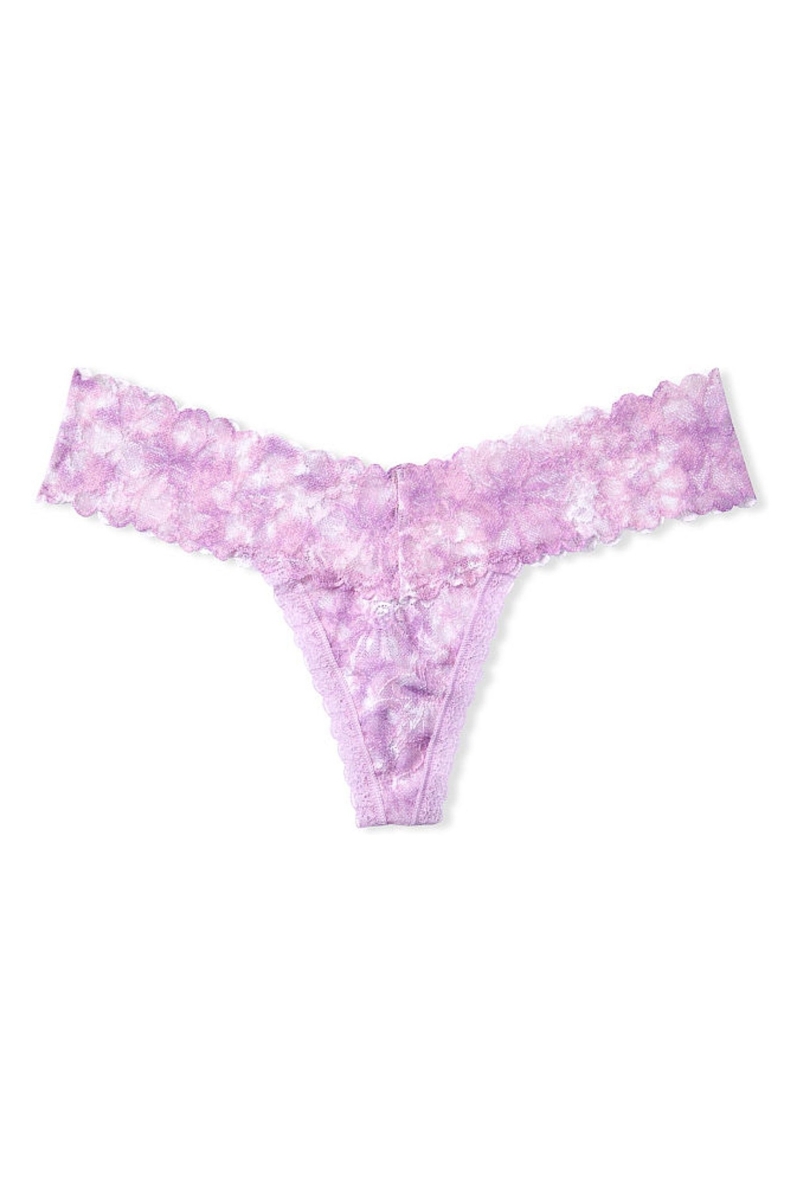 Victoria's Secret The Lacie Encaje Tanga Panties Azules | 290178WCE