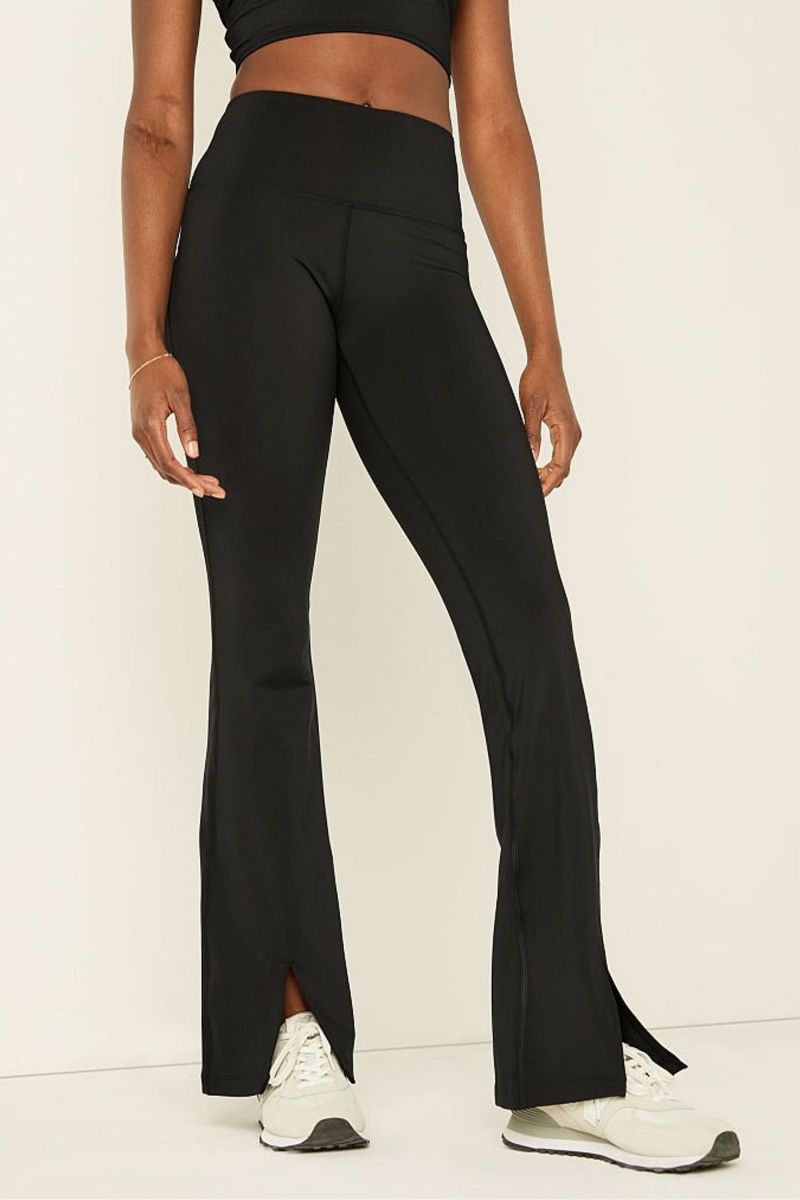 Victoria's Secret Ultimate High Cintura Full Length Split Hem Flare Negras | 831492TDX