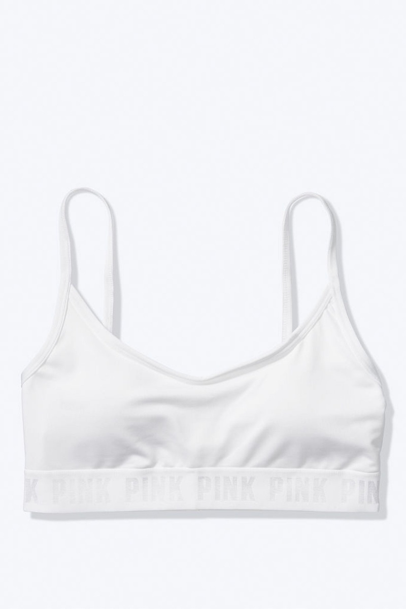 Victoria's Secret Ultimate Scoop Lightly Forro Sports Bra Rosas | 489273LIO