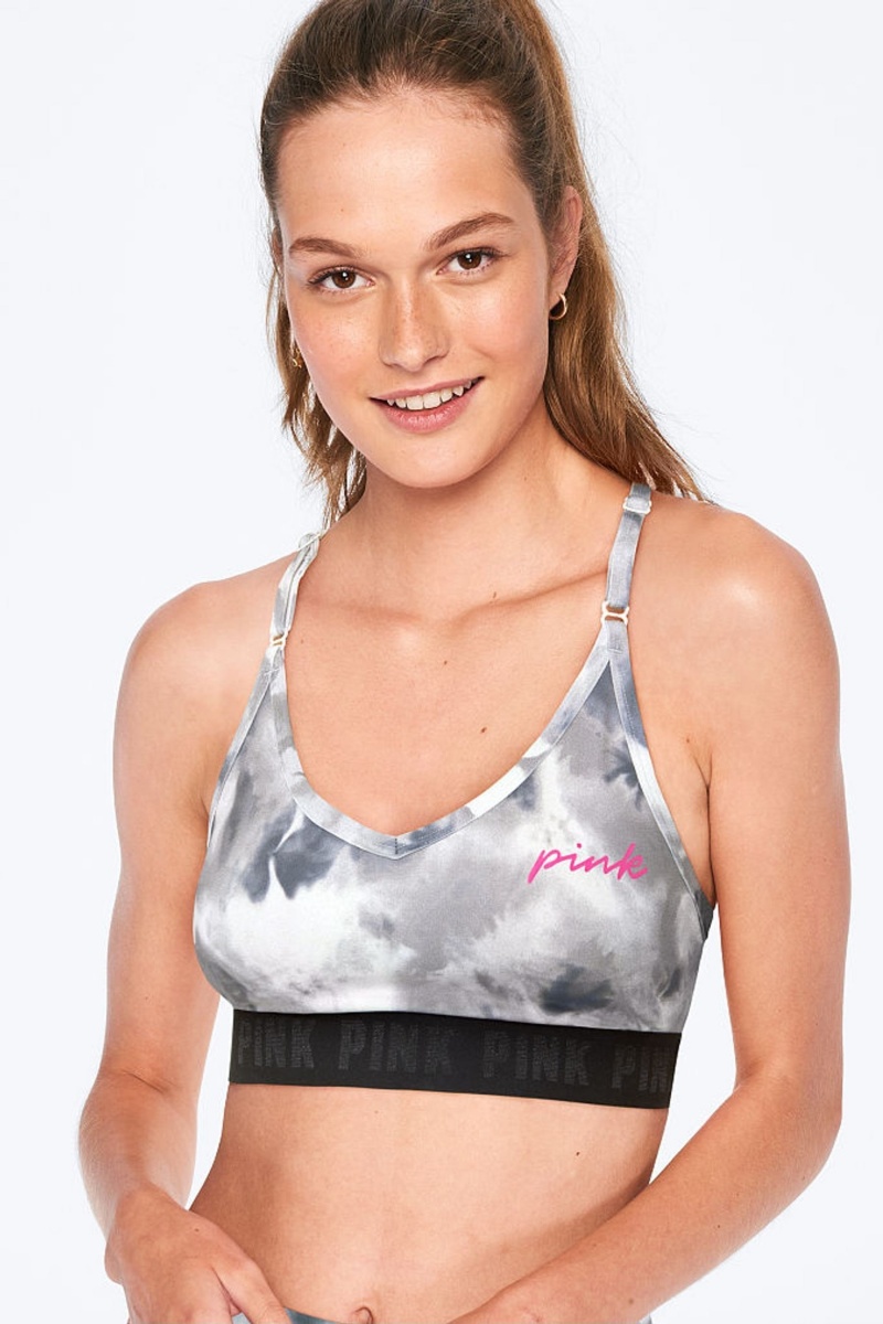 Victoria\'s Secret Ultimate Scoop Lightly Forro Sports Bra Rosas | 681304KMO