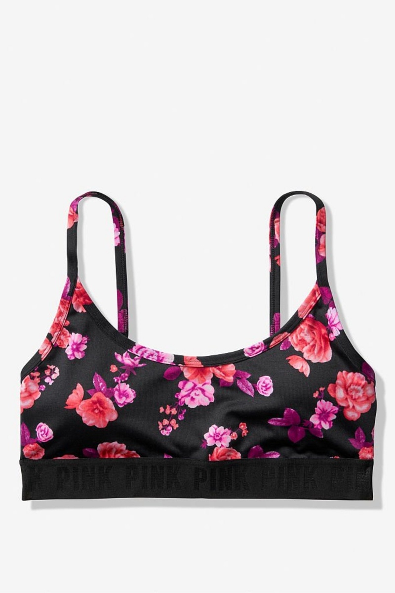 Victoria's Secret Ultimate Scoop Lightly Forro Sports Bra Rosas | 962180QSC