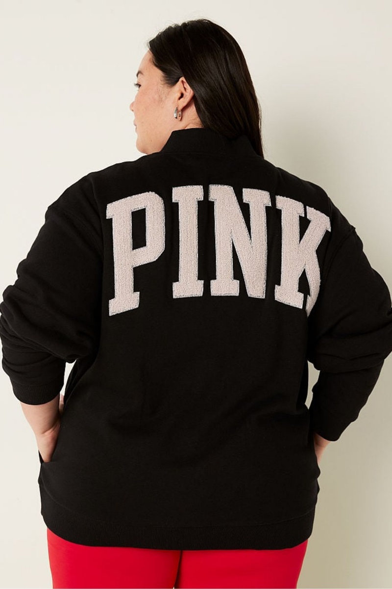 Victoria\'s Secret Varsity Jacket Negras | 406893EBP