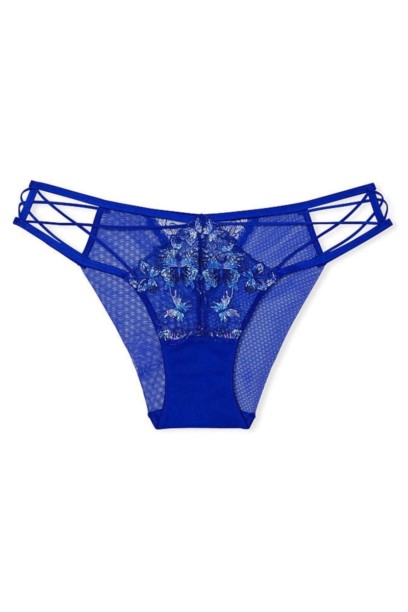 Victoria's Secret Very Sexy Embroidered Panties Azules | 358416CLS