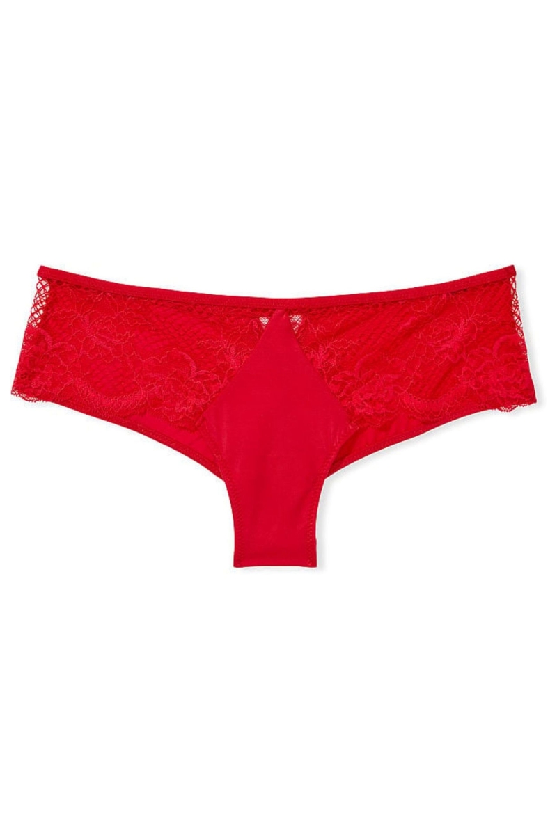 Victoria's Secret Very Sexy Encaje Cheeky Panties Rojas | 109756LNZ