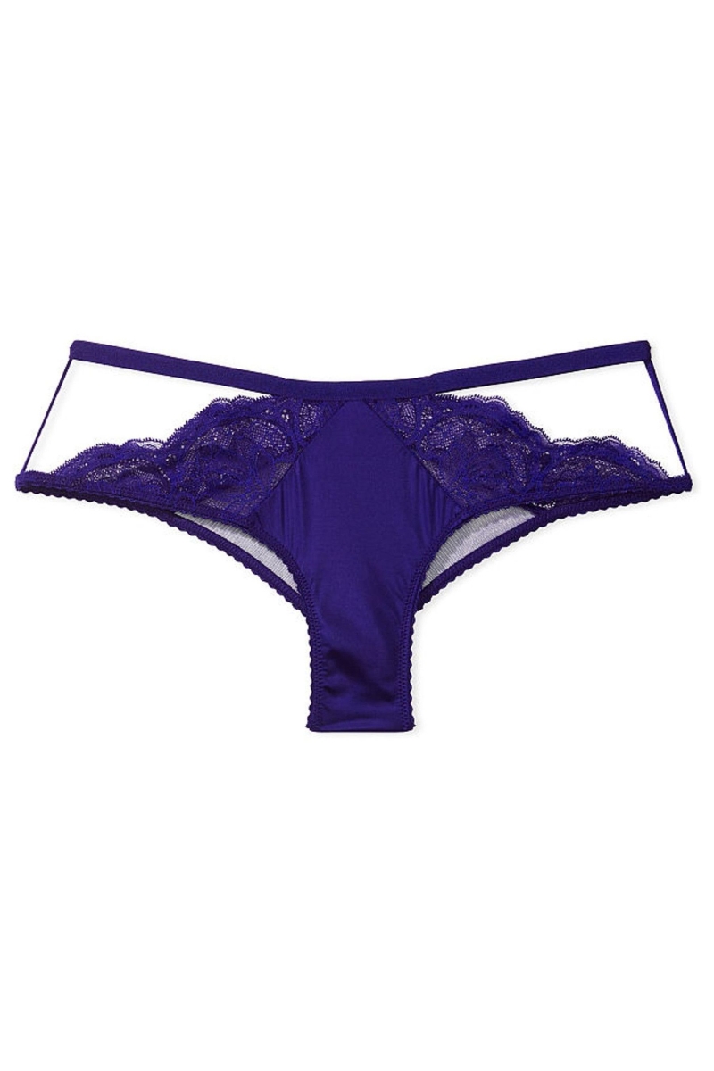 Victoria's Secret Very Sexy Encaje Cheeky Panties Negras | 532186RHX