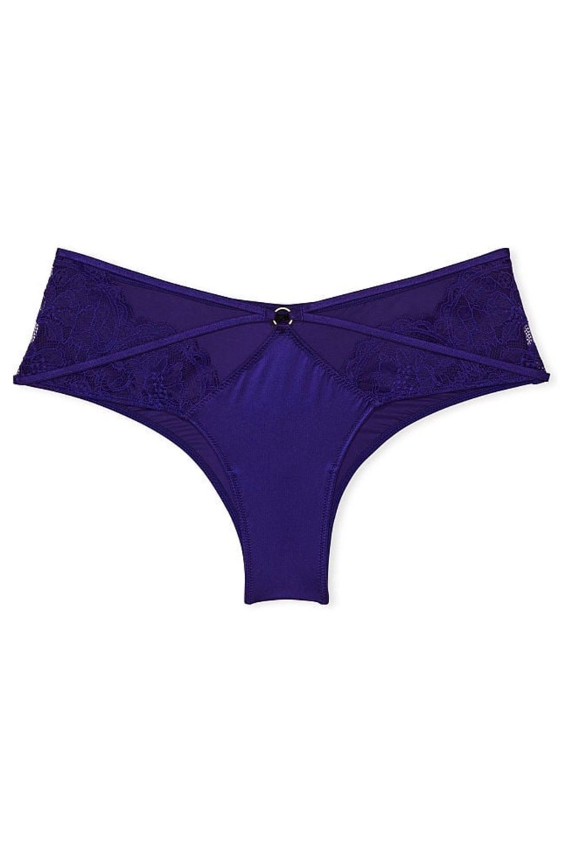 Victoria's Secret Very Sexy Encaje Cheeky Panties Azules | 582790SVD