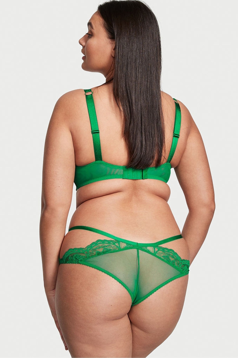 Victoria's Secret Very Sexy Encaje Cheeky Panties Verde | 693542ISW