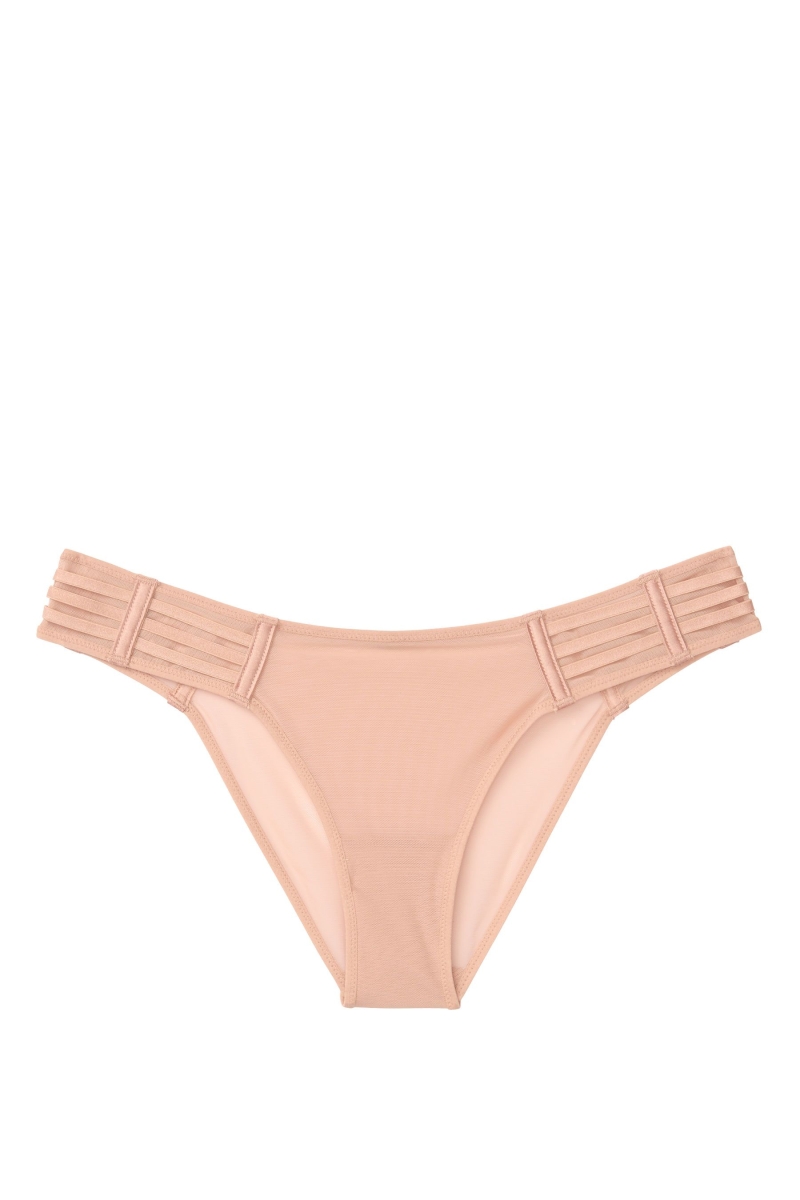 Victoria's Secret Very Sexy Mesh Cheekini Panties Sweet Nougat Nude | 608925YCB