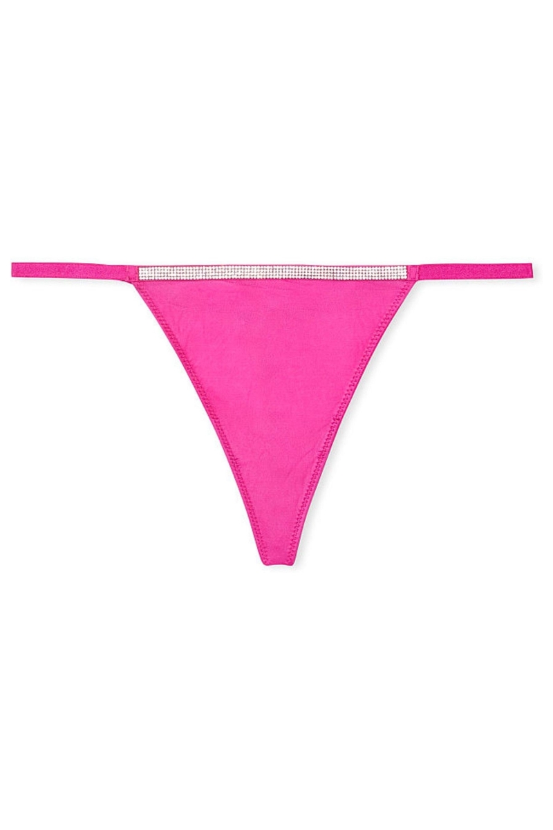 Victoria's Secret Very Sexy Smooth Shine Correa Panties Rosas | 806497JZH