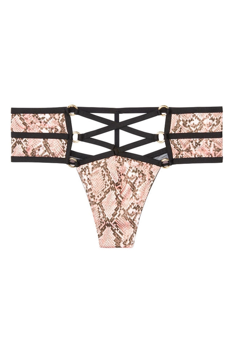 Victoria's Secret Very Sexy Tiras Hardware Tanga Panties Serpent | 213598HRU