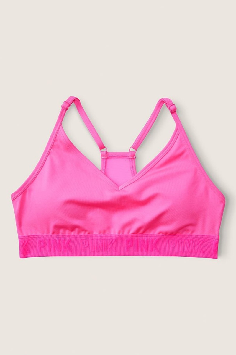 Victoria\'s Secret Wear Everywhere Lightly Forro Low Impact Sports Bra Rosas | 091637TGW