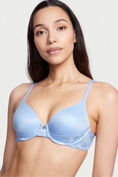 Victoria's Secret Body by Victoria Smooth Lightly Forro Full Cup Bra Azules | 236914NWC