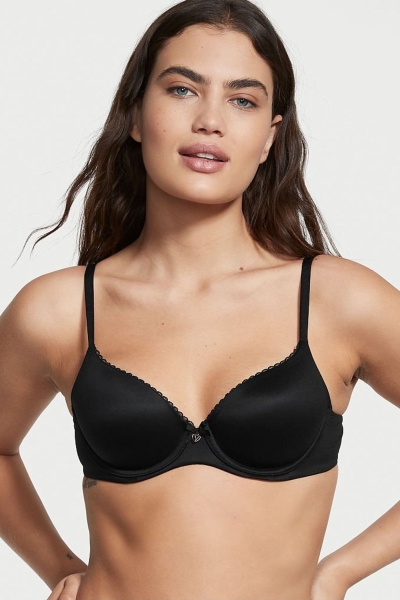 Victoria's Secret Body by Victoria Smooth Lightly Forro Demi Bra Negras | 563218VUX