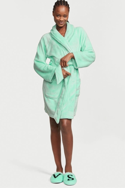 Victoria's Secret Cosy Corta Dressing Gown Negras | 176403QDC