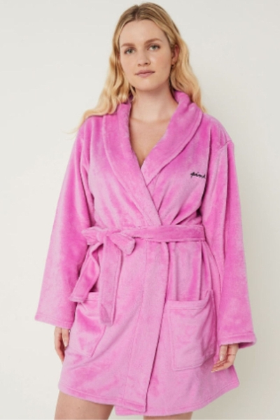 Victoria's Secret Cosy Long Sleeve Dressing Gown Rosas | 750194UJZ