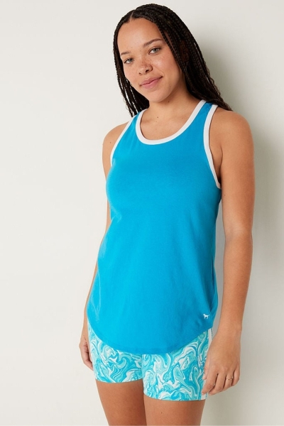 Victoria's Secret Everyday Ringer Tank Azules | 517238TVP